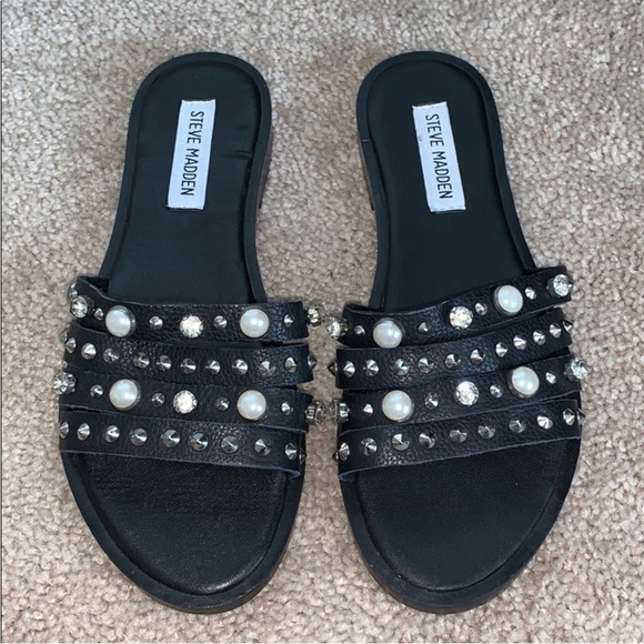 Steve Madden Galaxy, leather strap, sandals size 7 1/2 - Picture 4 of 8